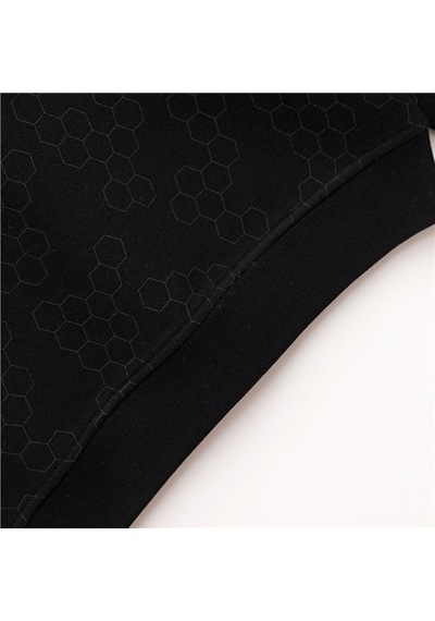 Wanex Erkek Çocuk Uzun Kol Kalın Sweatshirt - 16217 Siyah