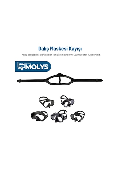 Dalış Maskesi Kayışı Açık Bej