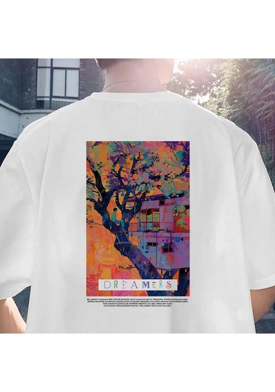 Dreamers Serisi No:5 T-shirt - Gri