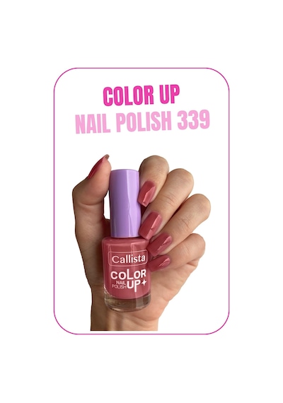 Callista Color Up Nail Polish Oje 339 Think Pink - Pembe
