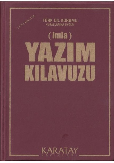 Yazım Kılavuzu İmla - Plastik Kapak
