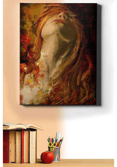 Webstyle Sayılarla Boyama Seti Kasnaklı Dağınık Saçlar 60 X 75 Cm