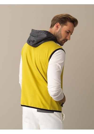 Xint Kapüşonlu Pamuklu Regular Fit Yelek 23Ke43195040-Q2