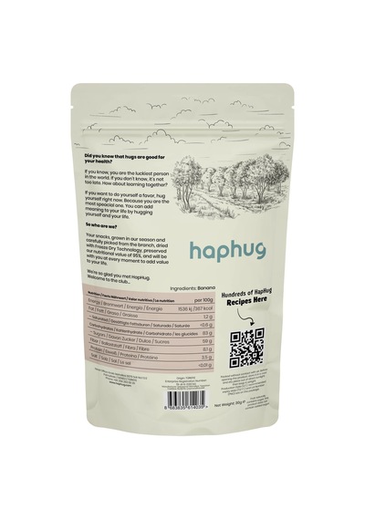 3'lü Freeze Dried Muz - Dondurularak Kurutulmuş Muz 30g X 3 1 Adet