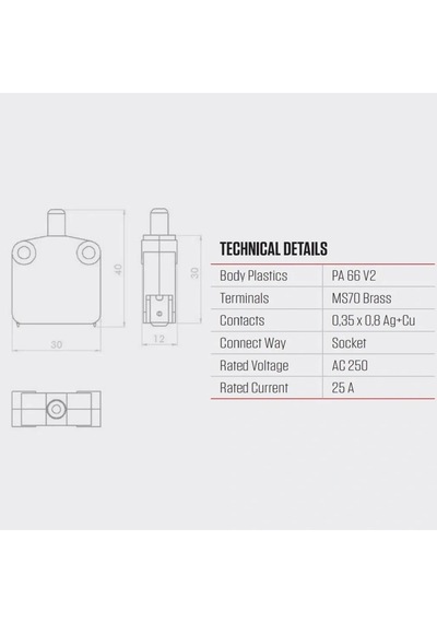 Ic-187d Şofben Switch Şofben Anahtarı
