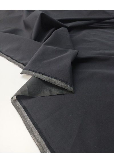 Telalı Siyah Renkte Pamuklu Kumaş En 140 Cm X Boy 270 Cm -10331 Siyah