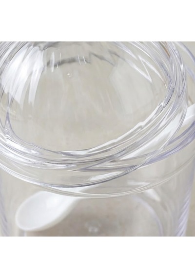 Şeffaf Kapaklı 4 Lü Baharatlık Seti + Kaşık 13 Cm Yükseklik, 8 Cm Genişlik Çok Amaçlı Baharat Ve Gıda Saklama Kutusu Çok Renkli