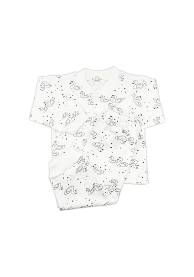 Sema Baby Sevimli Kuğu Bebek Pijama Takımı 3-6 Ay