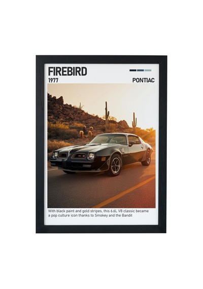 Ferrari 812 Superfast Ahşap Çerçeveli Poster Tablo V12 Supercar Siyah