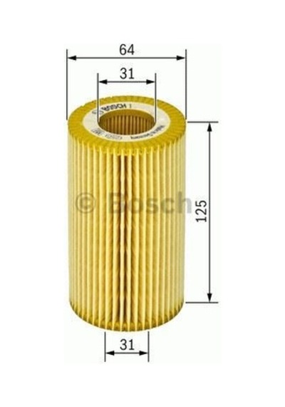 BOSCH 1457429244 YAĞ FİLTRESİ FOCUS II 05- S-MAX 06- MONDEO IV 07