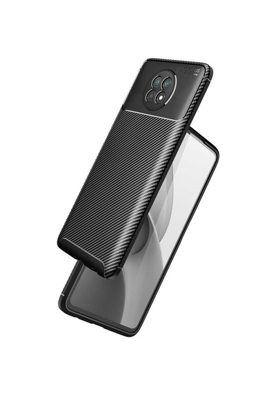 Xiaomi Redmi Note 9t Kılıf Zore Negro Silikon Kapak Kahverengi