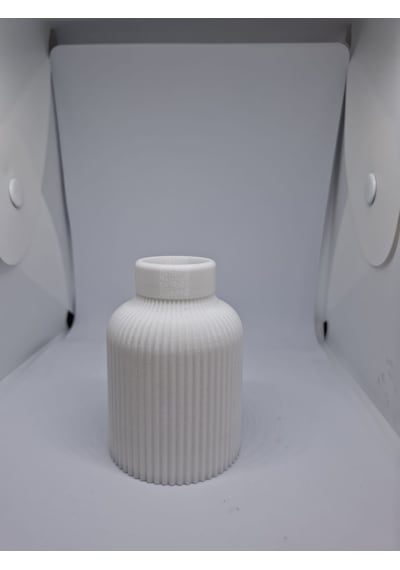 Dekoratif Mini Bohem Vazo- 5 Cm Beyaz
