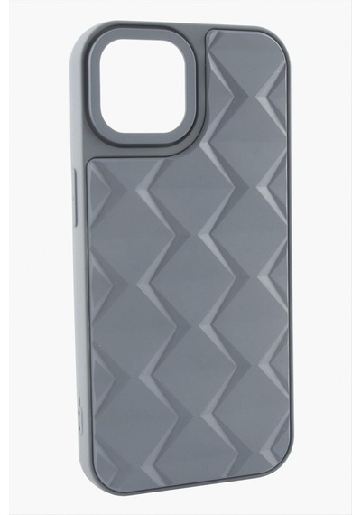 Apple iPhone Uyumlu 12 Pro Prizma Desenli Lüx Liza Kılıf Gri