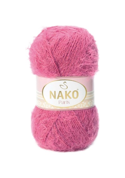 Paris El Örgü Ipi Yünü Koyu Pembe 6578