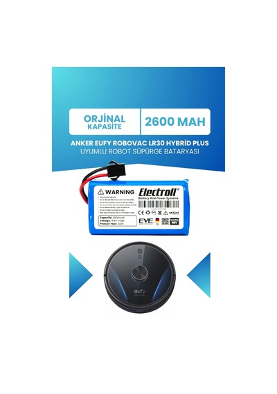 Robovac Lr30 Hybrid Plus Uyumlu Batarya Standart Kapasite 2600mah Robot Süpürge Bataryası-t2181j11