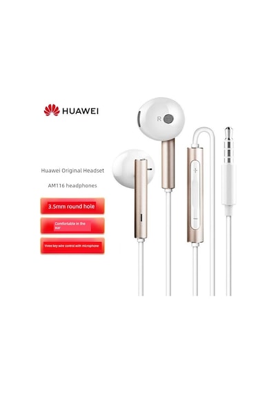 Klasik Beyaz Yarı Kulak İçi Kablolu Kulaklık - 3.5mm - Type-c Adaptörlü Um23037-4 Yurt Dışından AM115