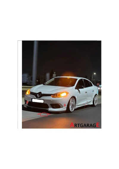 Renault Fluence 2013-2016 Ön Tampon Eki-fiberglass-boyasız