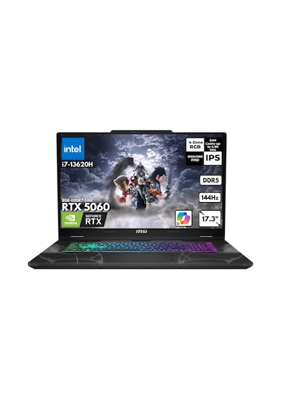 MSI Cyborg 17 B13WFKG-091XTR-QB68 i7-13620H 64 GB 2 TB SSD RTX5060 17.3" W10H Dizüstü Bilgisayar