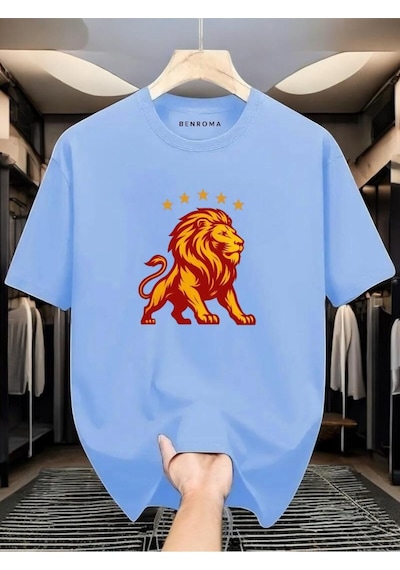Sepette 6 Ve Üzeri Alımlarda 1 Tişört Hediyedir - Şampiyon Baskılı Unisex Tişört Bebe Mavisi Sepette 6 Ve Üzeri Alımlarda 1 Tişört Hediyedir - Şampiyon Baskılı Unisex Tişört Bebe Mavisi