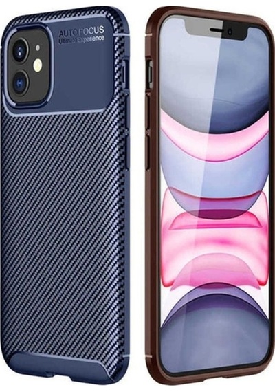 Apple Uyumlu iPhone 12 Mini Kılıf Zore Negro Silikon Kapak Lacivert