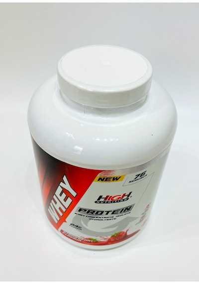Whey Protein Tozu 2280 Gr Çilek Aromalı Protein Tozu 24 Gr Protein Kas Güç 76 Servis