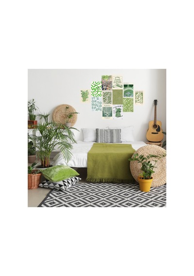 Greenısh Pastelısh Indıe Poster Duvar Kağıdı Seti-a6