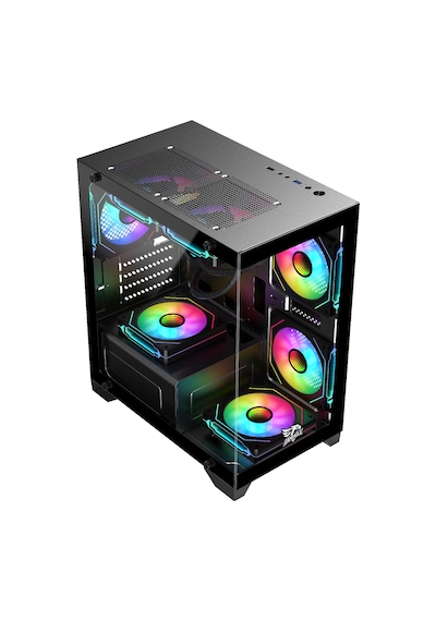 Gameagle Tornado Bilgisayar Kasası + 750w + 80 Power + 240 Mm Sıvı Soğutma Siyah