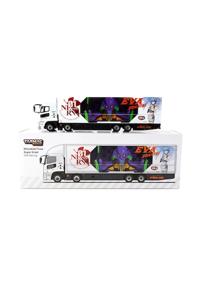 Tw 1:64 Mitsubishi Fuso Super Great Eva Racing Diecast Model Tır