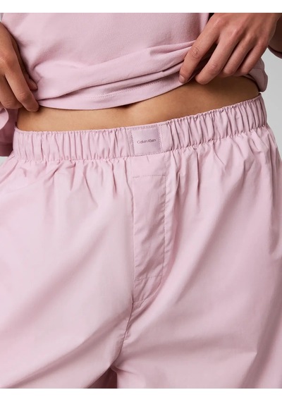 Calvin Klein Ls Pant Set, Msd Kadın Ev Gyim Pijama Takımı Pembe
