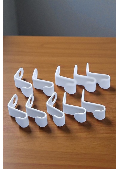10 Adet Çok Amaçlı Askı Çoğaltıcı Gardrop Dolap İçi Düzenleyici Organizer Askı Çoklayıcı Kanca Plast Diğer