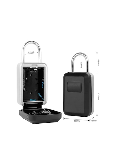 Mühlen Safe Key 7 Şifreli Çelik Kasa Anahtar Kasası Kutusu Anahta