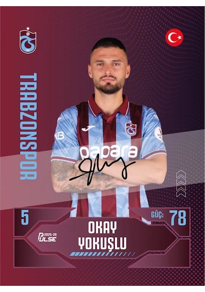 Eco Bundle - Trabzonspor - Pulse Futbolcu Kartları 2025/26 - 2 Paket