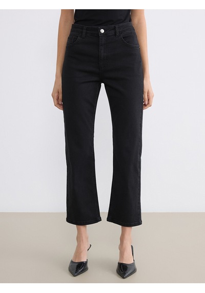 Lcwaıkıkı Classic Siyah Flare Kadın Jean Pantolon