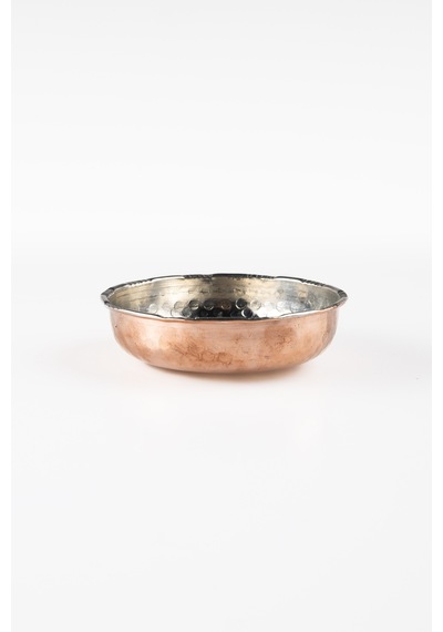 Dmt Copper Gaziantep Dövme Bakır Çerezlik Seti Kahvaltılık Kuruyemiş Reçel 6 'lı Set 10cm X 3cm Bakır