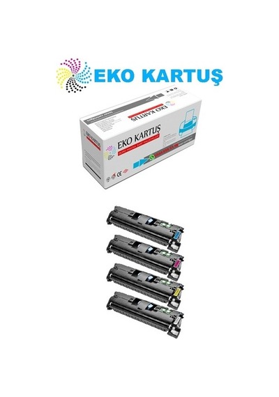 Eko Kartuş Hp Color Laserjet 2800 (Q3960A-Q3661A-Q3662A-Q3663A) Uyumlu Toner