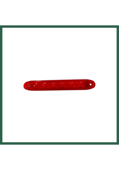 Bezos Kırmızı Parmak Led Dorse Lamba 6 Ledli 13.5 Cm 12-24v Bzs01 Standart