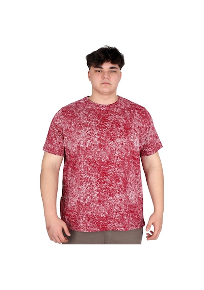 Mode Xl Büyük Beden Erkek T-shirt Bisiklet Yaka Aşındırma Baskı U20037 Bordo Bordo Mode Xl Büyük Beden Erkek T-shirt Bisiklet Yaka Aşındırma Baskı U20037 Bordo Bordo