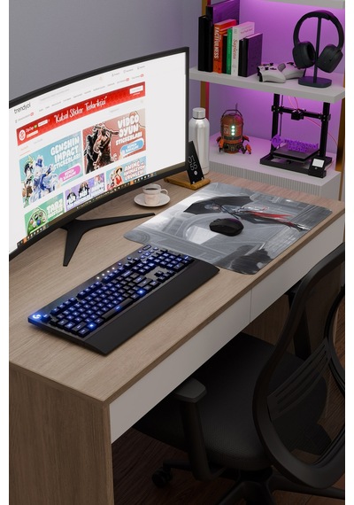 Arlecchino Genshin Impact Anime Gacha V2 - 48x40 Xl Gaming Mouse Pad Fare Altlığı