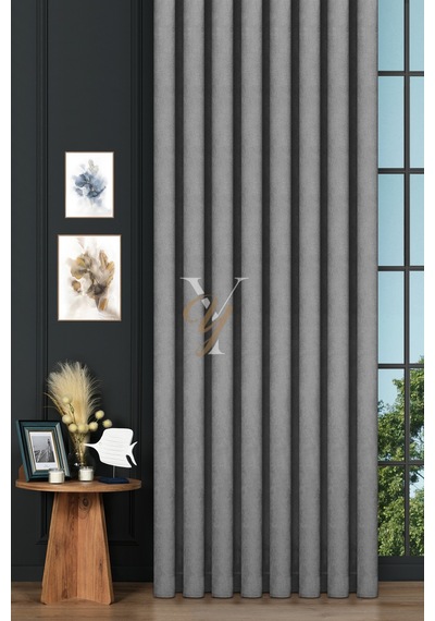 Petek Fon Perde V-1030 Gri Gri