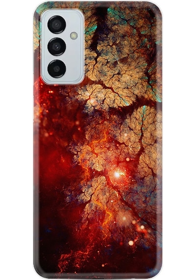 Samsung Uyumlu Galaxy A04S Kilif Silikon Desen Yeryüzü 1764 556613758