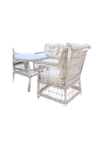 Lavida Bahçe Oturma Takımı Rattan 2+1+1 Ve Sehpa
