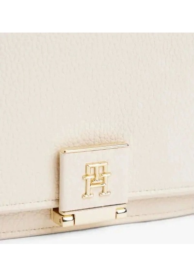 Tommy Hilfiger Kadın Th Monogram Çapraz Çanta Bej