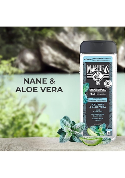Le Petit Marseillais Men Nane Ve Aloe Vera Duş Jeli 400 Ml