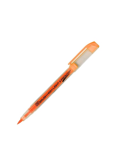 Zig Fosforlu Kalem Fırça Uçlu Bh-55/Dp5 Turuncu