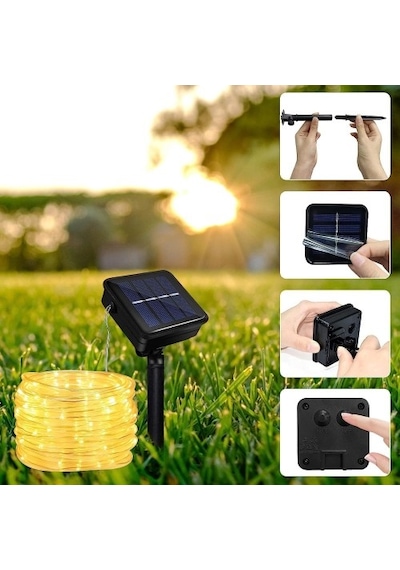 Askımo - Solar Güneş Enerjili Hortum Kaplamalı Gün Işığı Led Diğer