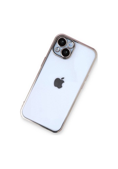Gld-spt- Newface Apple Uyumlu iPhone 13 Kılıf Razer Lensli Silikon - Gold