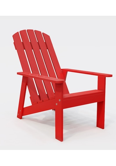 Modern Ahşap Oval Adirondack Balkon, Bahçe Koltuğu