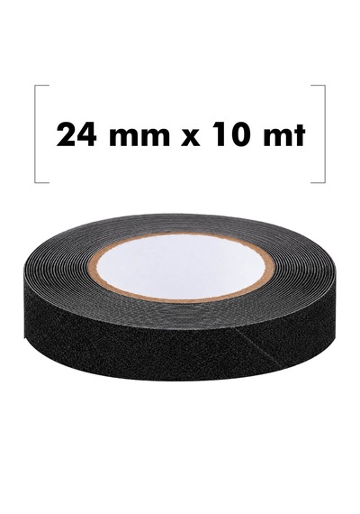 Unitape Siyah Merdiven/zemin Kaydırmaz Bant 24 Mm X 10 Mt İç Ve Dış Mekân