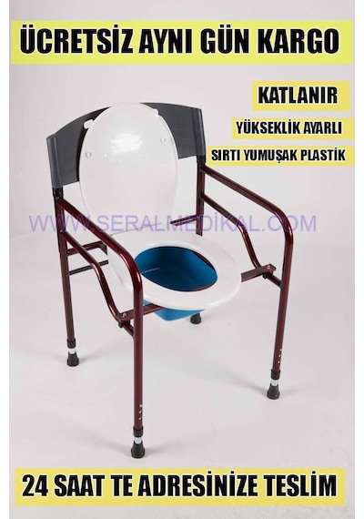 Bayteks Hasta Tuvaleti Klozet Yükseltici Katlanabilir