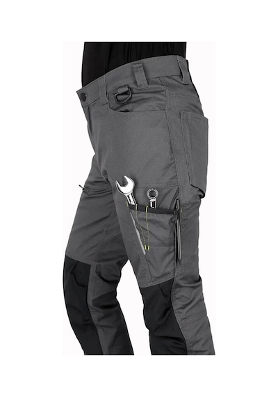 Safety Jogger Maple Koyu Gri Çok Cepli Taktik İş Pantolonu Gri - Siyah